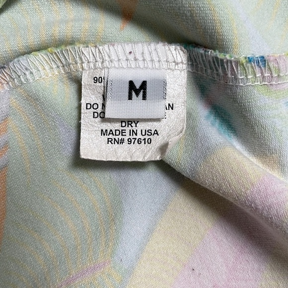 Leggiadro Jungle jersey Wrap Dress Stretch Lycra Tiger Zebra shortsleeve green M - Picture 12 of 12